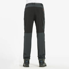 Men Fleece Hiking Pants Waterproof Windproof Softshell Winter Outdoor