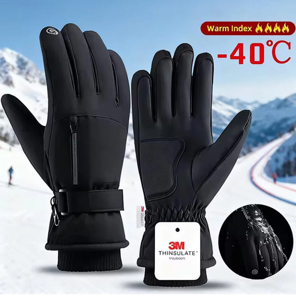 Winter Warm Gloves Waterproof Touchscreen Thick Outdoor Cycling Ski