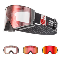 Photochromic Ski Goggles Magnetic Anti Fog UV400 Snow Eyewear