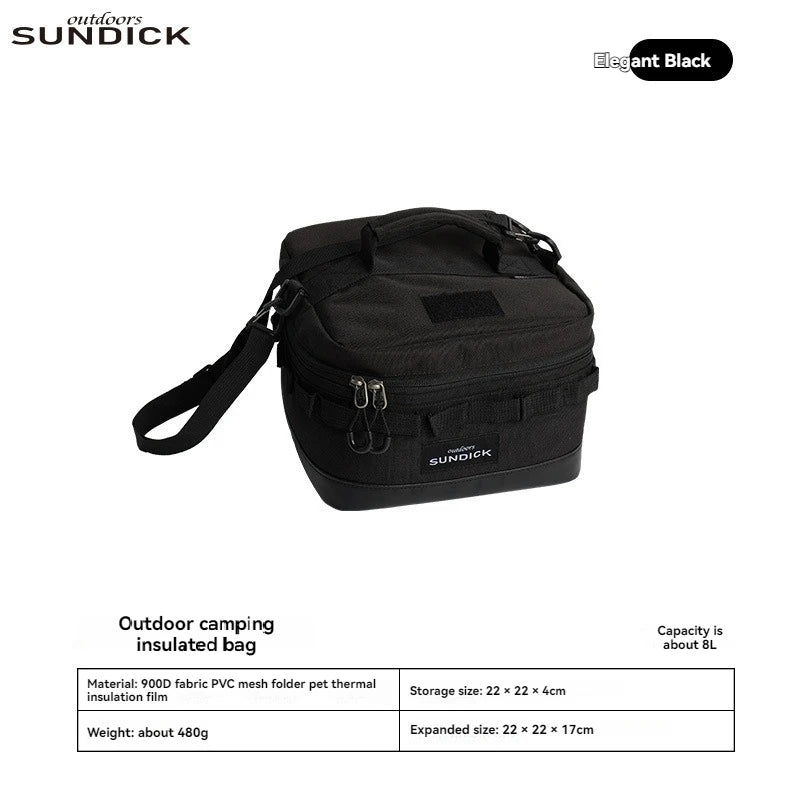 Large Waterproof Picnic Ice Bag Thermal Camping Lunch Organizer