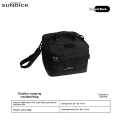Large Waterproof Picnic Ice Bag Thermal Camping Lunch Organizer
