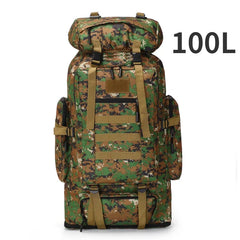 80L 100L Mountaineering Backpack Tactical Large Hiking Camping Travel