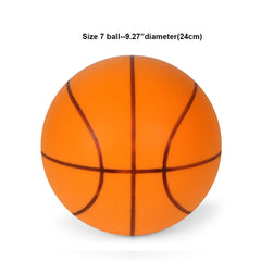 Silent Foam Basketball Indoor Training Ball High Bounce Noiseless Sizes
