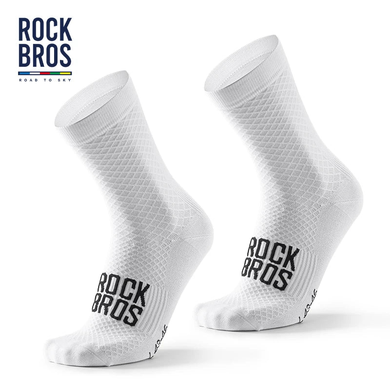 Road To Sky Cycling Socks Breathable Elastic Shock Absorbing
