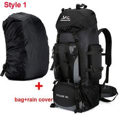 90L Waterproof Hiking Backpack Large Capacity Trekking Camping Travel