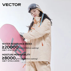 Waterproof Cotton Ski Jacket Warm Snowboard Outdoor Men Women