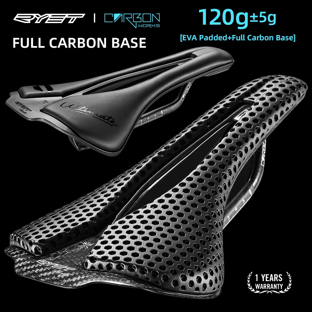 3D Printed Bicycle Saddle Ultralight Carbon MTB Road Bike