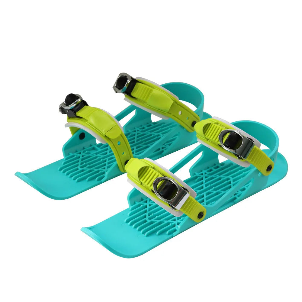 Mini Skis Snowblades Portable Short Skiboards Winter Outdoor Gear