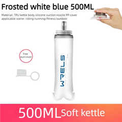 Collapsible Soft Flask Water Bottle BPA Free Running Hiking