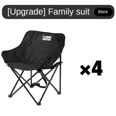 Portable Folding Moon Chair Camping Picnic Fishing Stool Lightweight