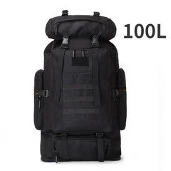 80L 100L Mountaineering Backpack Tactical Large Hiking Camping Travel