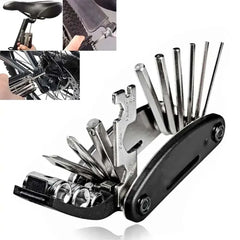 16 in 1 Bicycle Repair Tool Kit Portable Multi Function