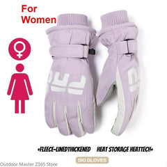 Winter Cycling Gloves Waterproof Touchscreen Thermal Non Slip Ski