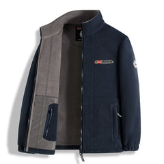 Men Winter Jacket Thick Polar Fleece Warm Outdoor Fashion