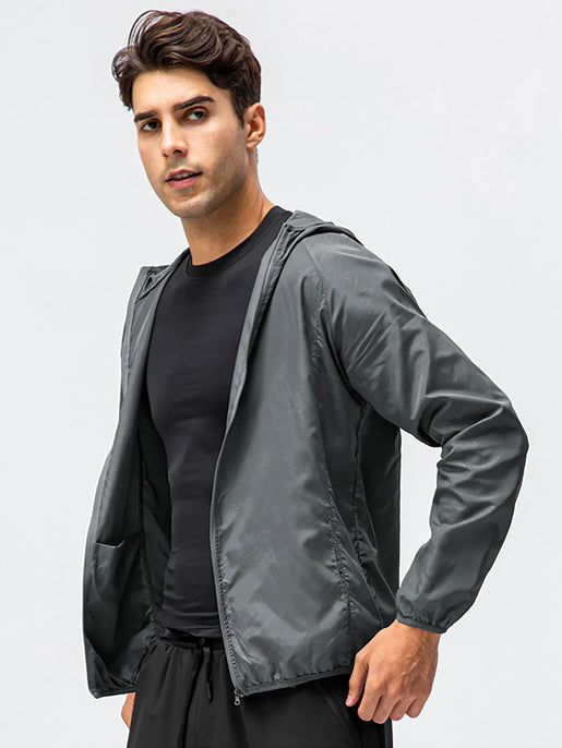 Waterproof Windbreaker Jacket Men Women Outdoor Sun Protection Clothing