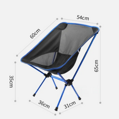 Outdoor Moon Chair Folding Portable Aluminum Camping Leisure Chair