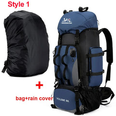 90L Waterproof Hiking Backpack Large Capacity Trekking Camping Travel