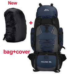 90L Waterproof Hiking Backpack Large Capacity Trekking Camping Travel