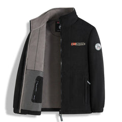 Men Winter Jacket Thick Polar Fleece Warm Outdoor Fashion