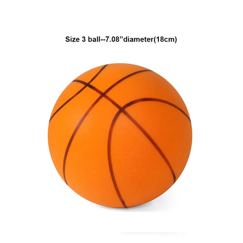 Silent Foam Basketball Indoor Training Ball High Bounce Noiseless Sizes