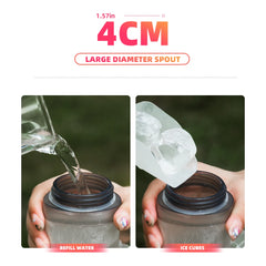 Collapsible Soft Flask Water Bottle BPA Free Running Hiking