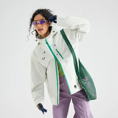 Unisex Hiking Jacket Waterproof Hooded Windbreaker Outdoor Camping Coat