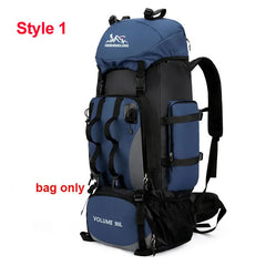 90L Waterproof Hiking Backpack Large Capacity Trekking Camping Travel