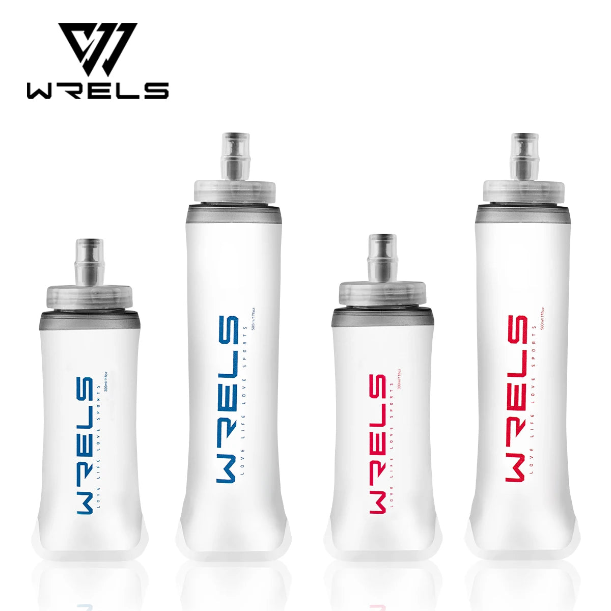 Collapsible Soft Flask Water Bottle BPA Free Running Hiking