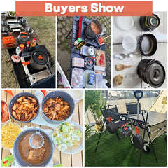 Camping Cookware Set Nonstick Outdoor Picnic Cooking Kit For 2-3