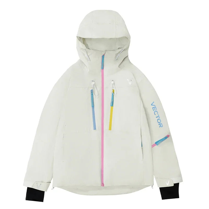 Waterproof Cotton Ski Jacket Warm Snowboard Outdoor Men Women