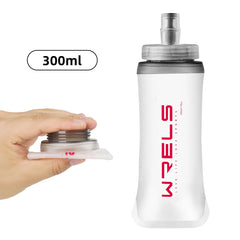 Collapsible Soft Flask Water Bottle BPA Free Running Hiking