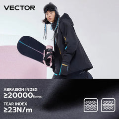 Waterproof Cotton Ski Jacket Warm Snowboard Outdoor Men Women