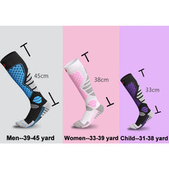 Winter Ski Socks Thick Warm Anti Cold Outdoor Hiking Stockings