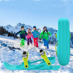 Mini Skis Snowblades Portable Short Skiboards Winter Outdoor Gear