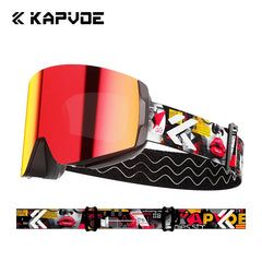 Photochromic Ski Goggles Magnetic Anti Fog UV400 Snow Eyewear
