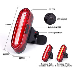LED Bicycle Tail Light Waterproof Bright Rear Cycling Safety Lamp