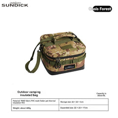 Large Waterproof Picnic Ice Bag Thermal Camping Lunch Organizer