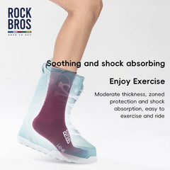 Road To Sky Cycling Socks Breathable Elastic Shock Absorbing