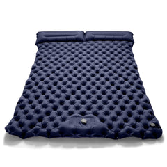 Double Inflatable Camping Mattress Ultralight Sleeping Pad Travel Bed