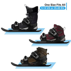 Mini Skis Snowblades Portable Short Skiboards Winter Outdoor Gear