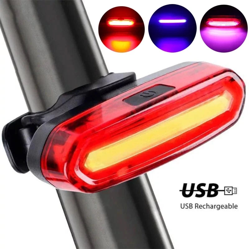 LED Bicycle Tail Light Waterproof Bright Rear Cycling Safety Lamp