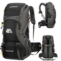 50L Travel Backpack Waterproof Hiking Camping Mountaineering Large Capacity