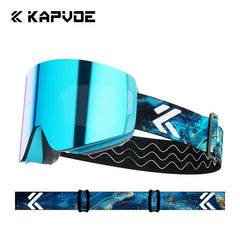 Photochromic Ski Goggles Magnetic Anti Fog UV400 Snow Eyewear