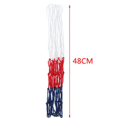 Durable Standard Basketball Net Thick Nylon Three Color Replacement Mesh