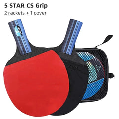 Professional Table Tennis Racket Set 2PCS High Quality Paddle