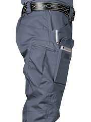 Men Tactical Cargo Pants Waterproof Multi Pocket Outdoor Plus Size
