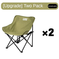 Portable Folding Moon Chair Camping Picnic Fishing Stool Lightweight