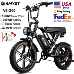 V9 G60 Electric Bike 1000W 48V 20Ah Mountain Ebike