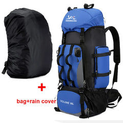 90L Waterproof Hiking Backpack Large Capacity Trekking Camping Travel
