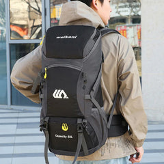 50L Travel Backpack Waterproof Hiking Camping Mountaineering Large Capacity